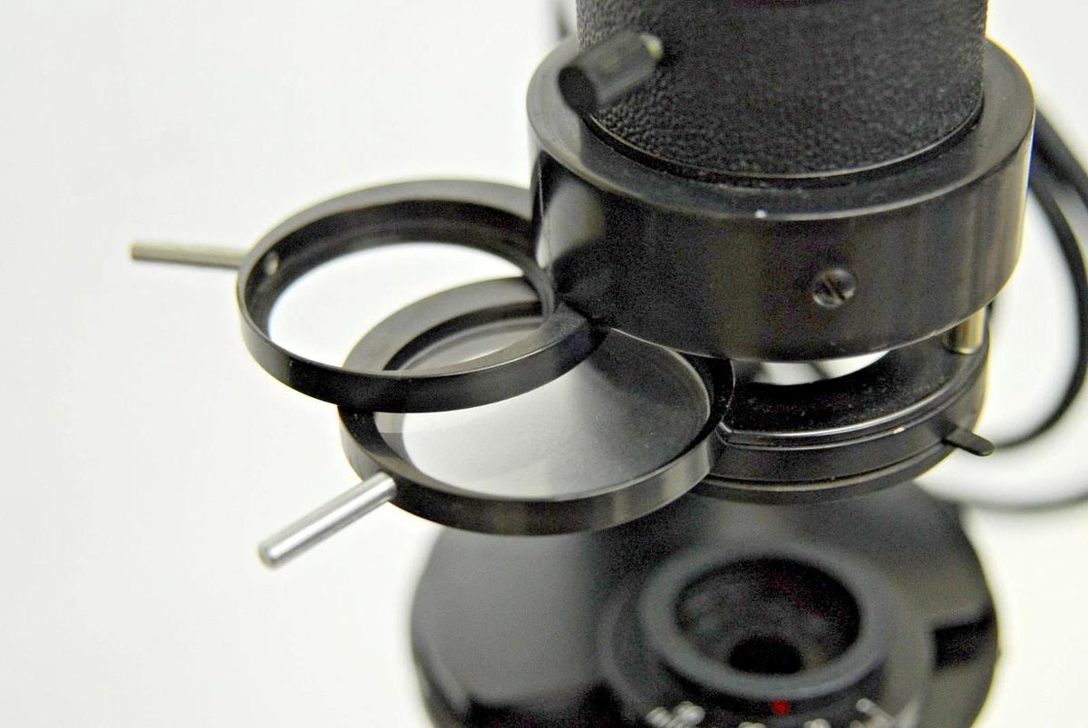 Used Nikon MS Inverted Phase Contrast Microscope 4/10/40 Objectives - Vintage Working