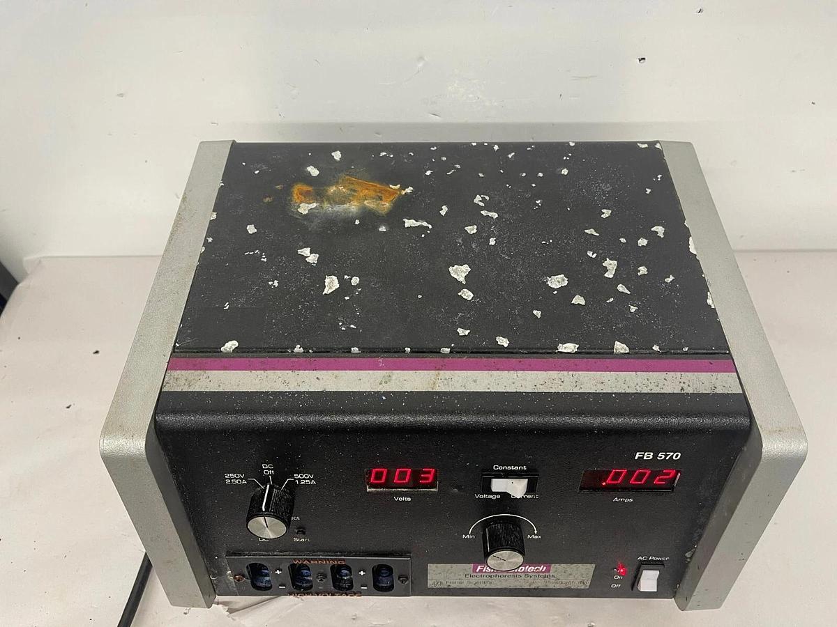 Used Fisher Biotech FB 570 (FB570) Electrophoresis Power Supply - TESTED