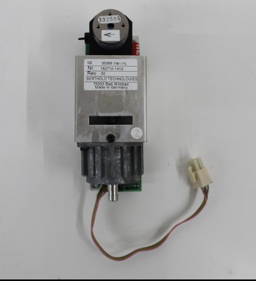 Used EG&G Berthold 35356 162710-1412 Variable Bellow Injector Assembly