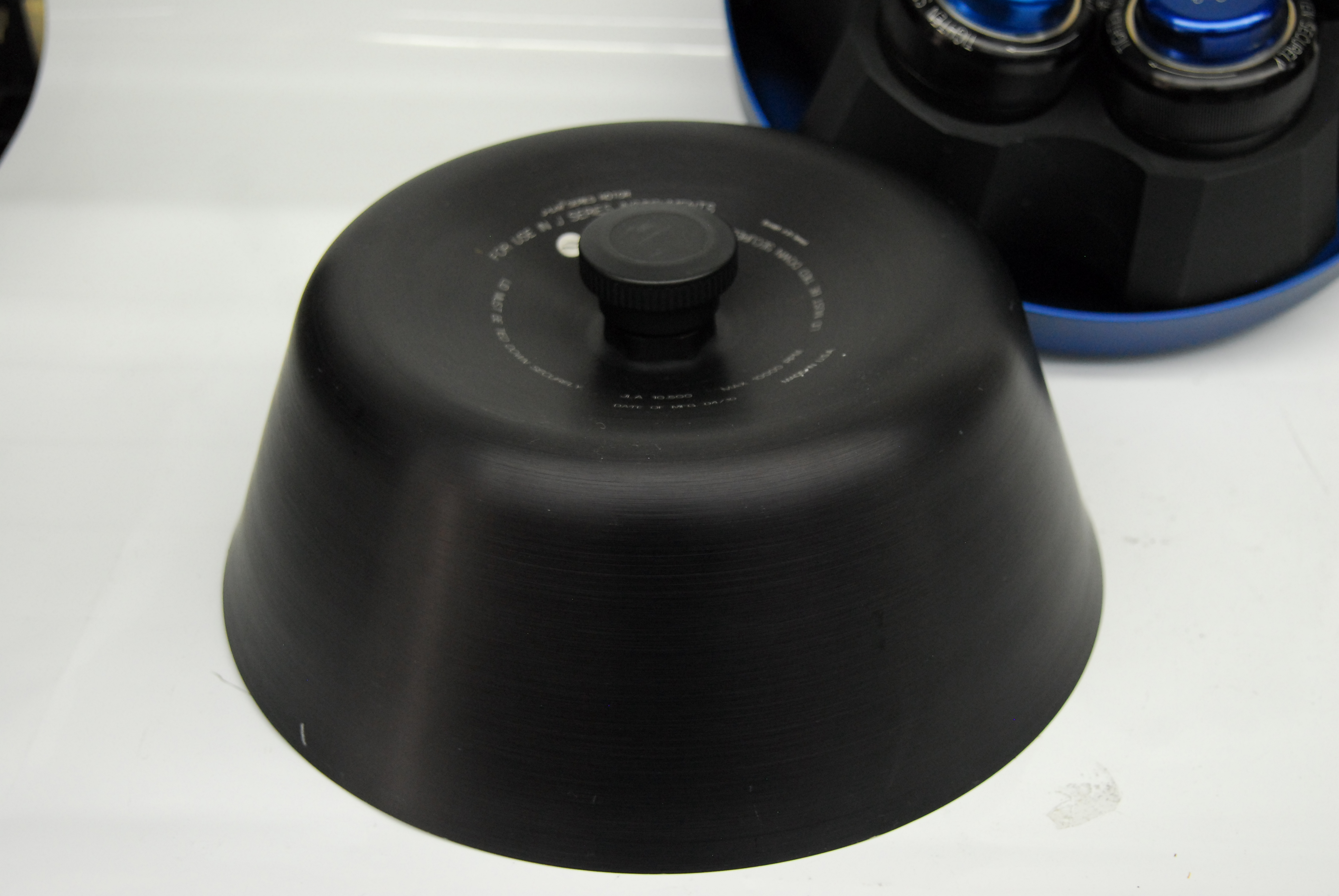 Used Beckman Coulter JLA-10.500 J-Lite Centrifuge Rotor w/ 6 Carbon Fiber Canisters