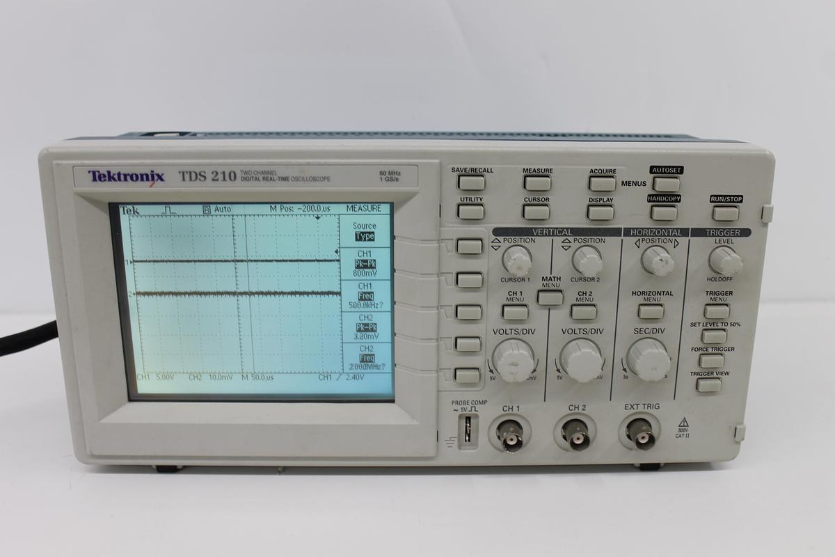 Used Tektronix TDS 210 60MHz Digital Oscilloscope TDS210