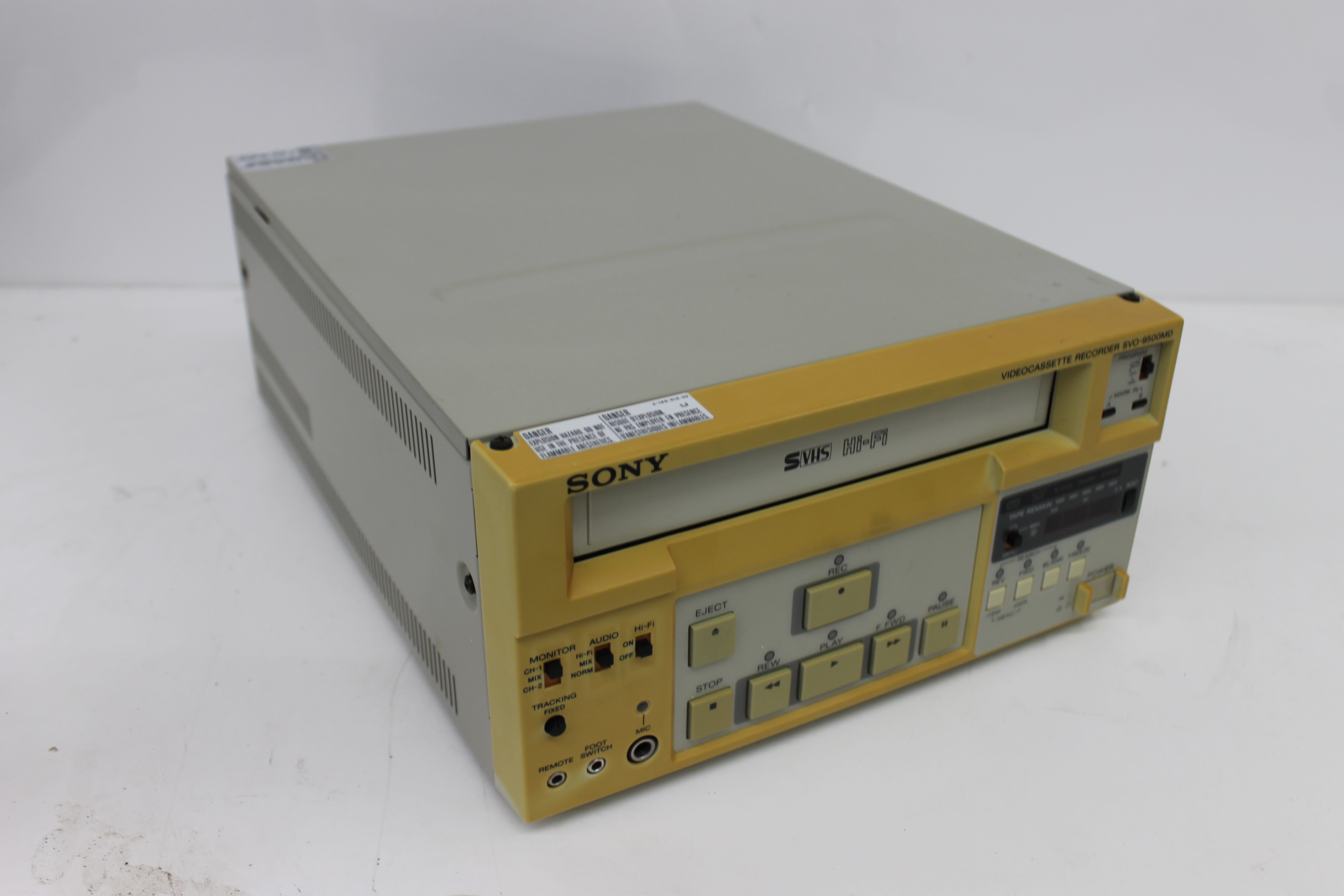 Used Sony SVO-9500MD Medical Grade Recorder - New Open Box