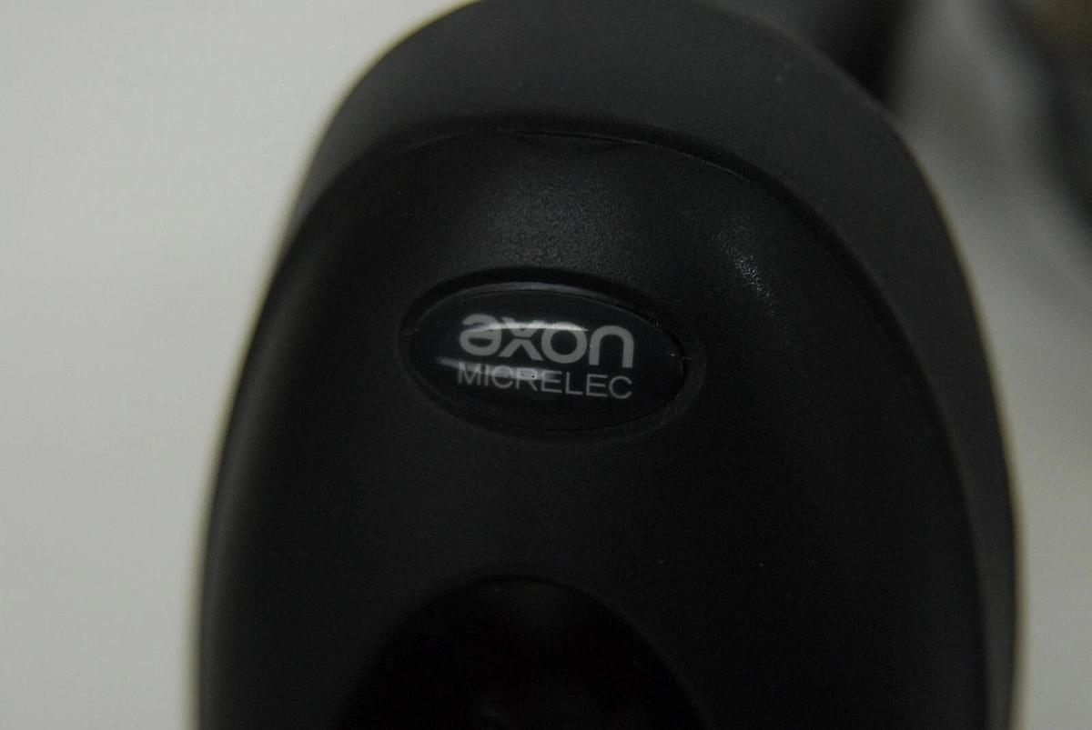 Used Axon Micrelec CS-3300 Laser Barcode Reader - TESTED