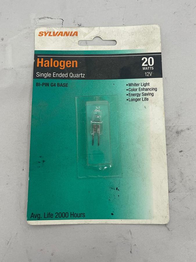 Used Sylvania 20T3Q/CL/RP 12V, 20W, G4 Bi-Pin H Lamp - NEW