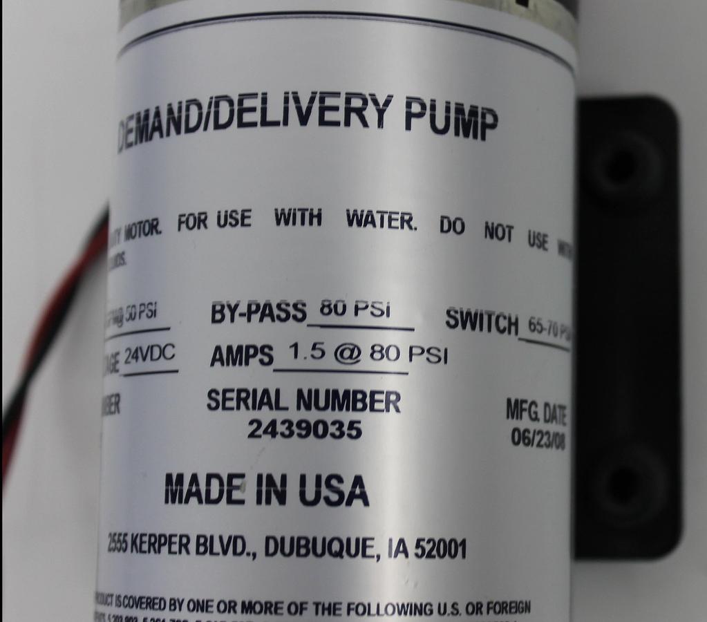 Used Barnstead PUX32 Demand Delivery Pump 0.42GPM @ 50PSI