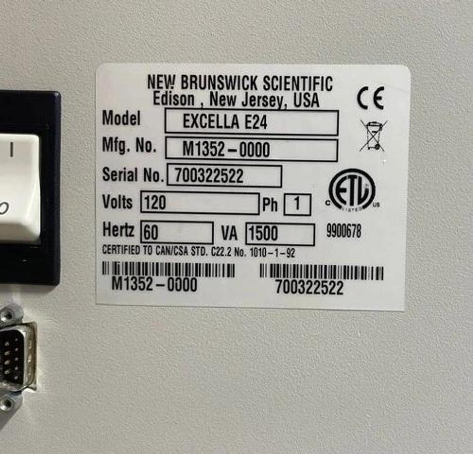 Used New Brunswick M1352-0000 Excella E24 Incubator Shaker