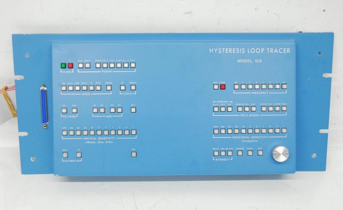 Used SHB Instruments 109-210 Front Panel - 109 Hysteresis Loop Tracer