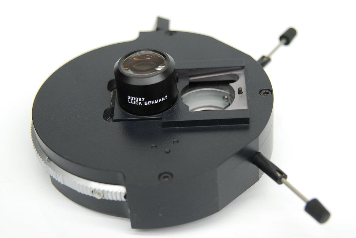 Used Leica 551062 Phase Contrast Condenser W/ C Plan 10x Objective (DMLB)