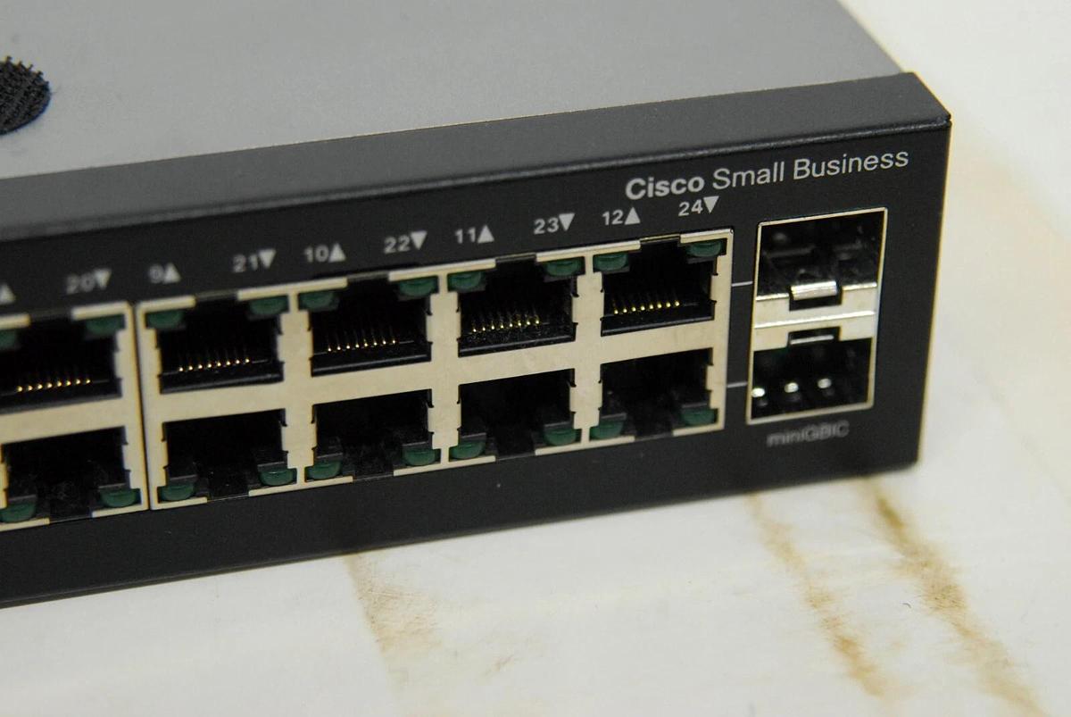 Used Cisco SG100-24 v2 24-Port Gigabit Switch Unmanaged