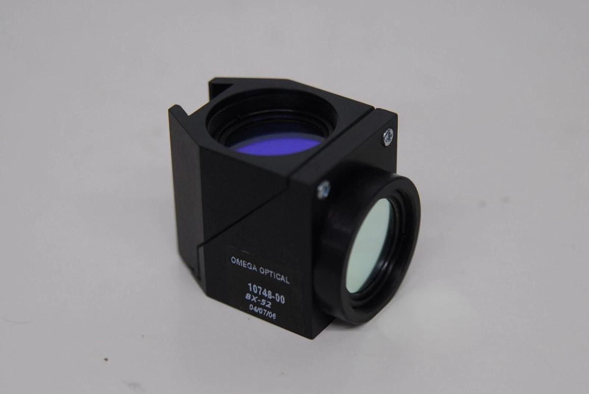 Used Omega Optical 10746-00 BX-52 Fluorescence Filter Cube (Arcturus Veritas 704)