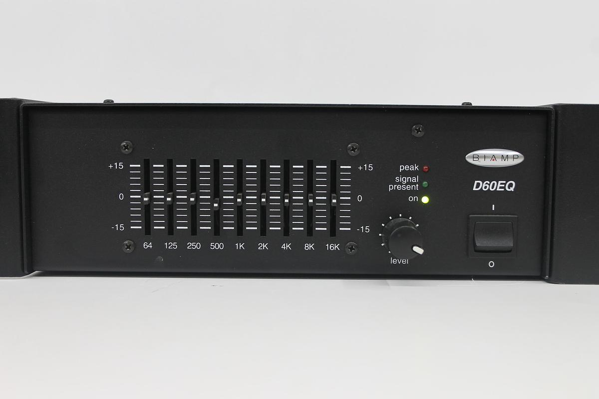 Used Biamp D60EQ 9 Band Equalizer