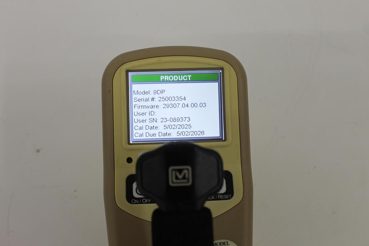 Used Ludlum 9DP Ion Chamber Survey Meter Geiger Counter w/ Case + Charger
