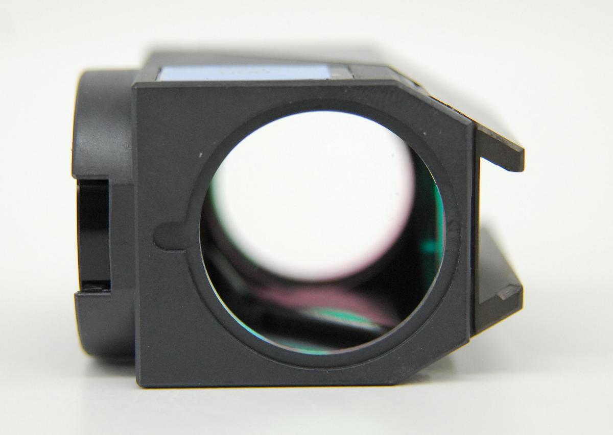 Used Olympus U-MF2 QLM C/YFP 52-850259-000 Microscope Fluorescence Filter Cube