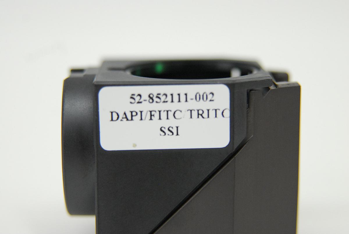 Used Olympus U-MF2 52-852111-002 DAPI/FITC TRITC SSI Microscope Filter Cube
