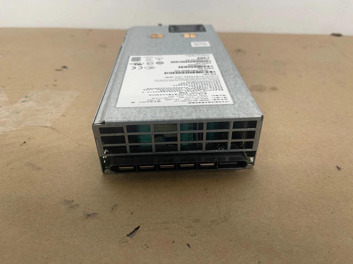 Used CISCO PS-2651-1-LF UCSC-PSU-650W 650 W Server Power Supply P/N: 341-0490-02 A0