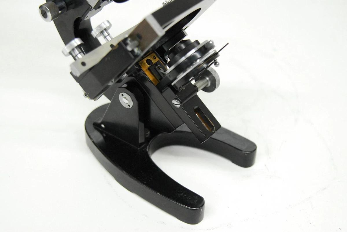 Used Vintage Unitron BMLK Microscope W/ W10XP Eyepieces, 4x/40x Objectives, Condenser