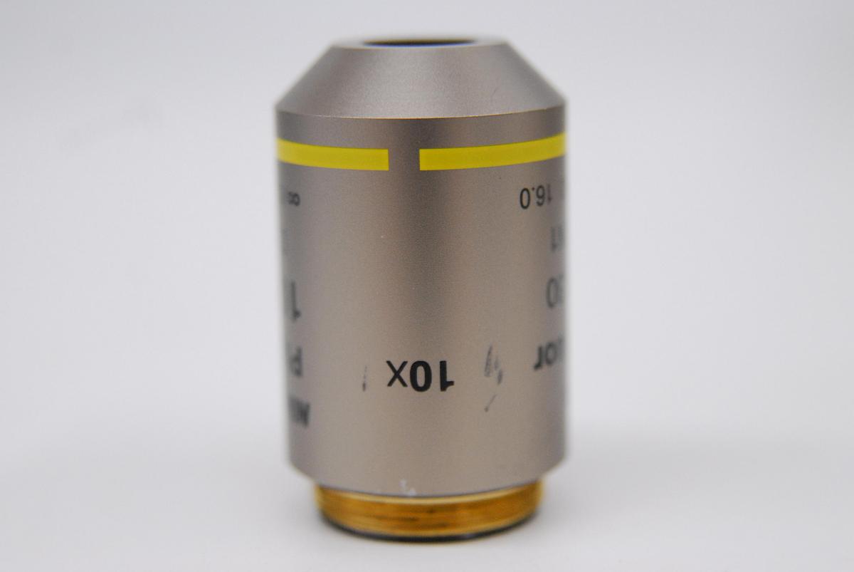 Used Nikon Plan Fluor 10x/0.30 DIC L/N1 ∞/0.17 WD 16.0 Microscope Objective