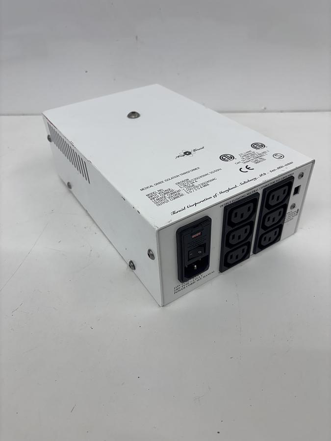 Used Toroid ISB-060W 6-Outlet Medical Grade Isolation Transformer 120/240VAC Output