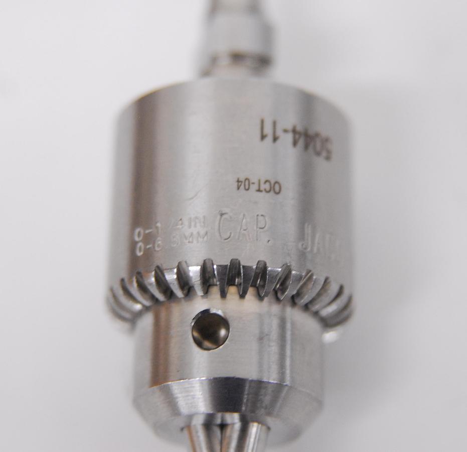 Used Hall Zimmer 5044-11 Jacobs 1M 1 Taper Chuck, 0-1/4" Cap