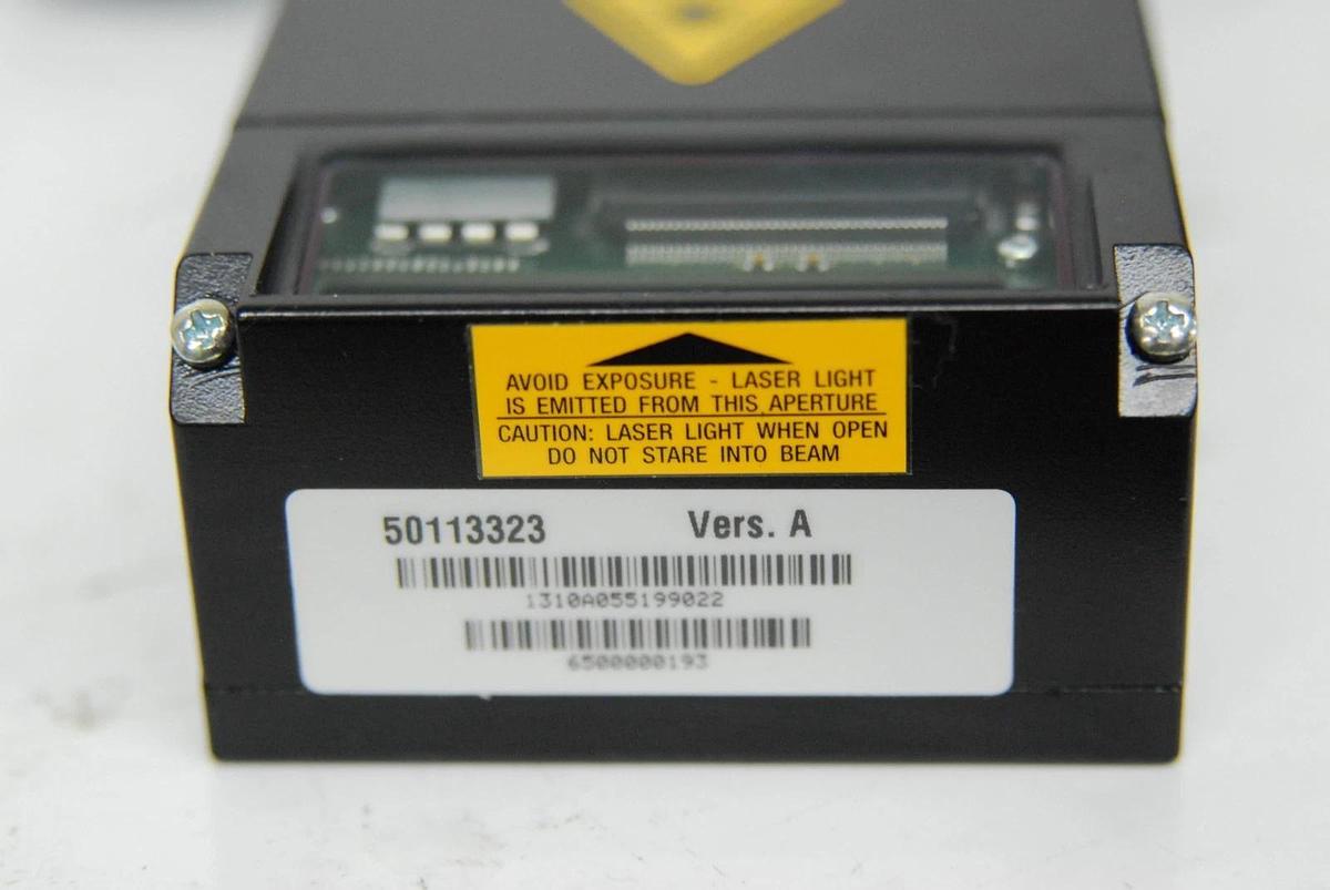 Used Leuze BCL 148.70 50113233 650nm Laser Barcode Scanner W/ Stratec 2096-0-3 Board