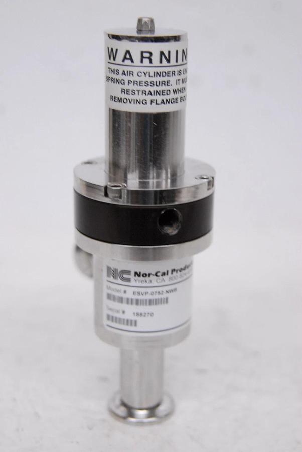 Used Nor-Cal ESVP-0752-NWB Pneumatic Angle Valve
