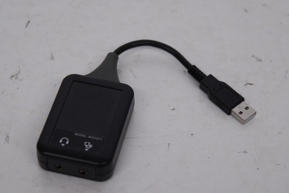 Used American Well AC01011 USB Stethoscope Audio Splitter/Adapter