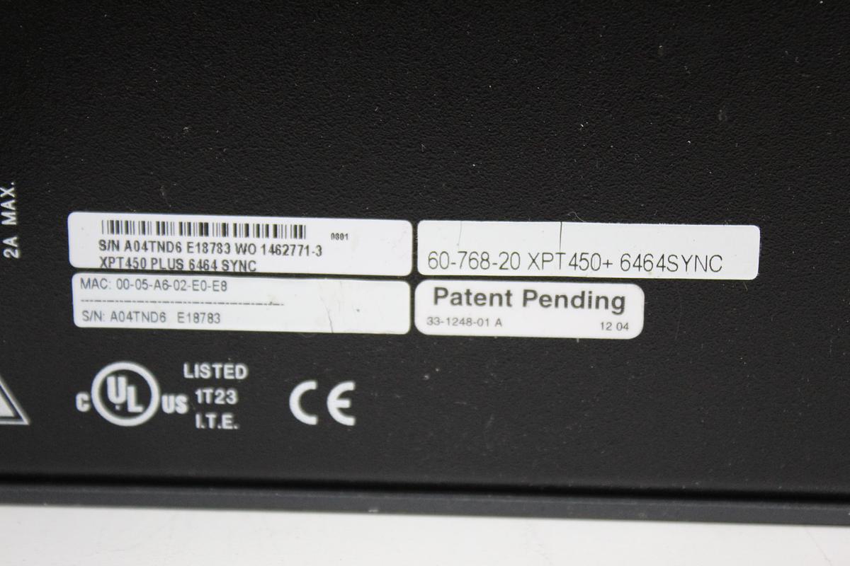 Used Extron CrossPoint 450 Plus 6464 Sync BME 64x64 Matrix Switcher 60-768-20