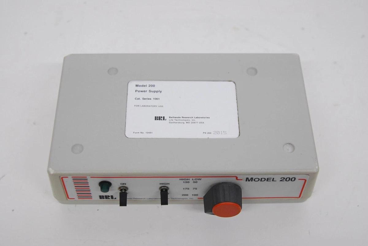 Used Gibco/BRL/Life Tech. Model 200 Electrophoresis Power Supply Series 1061 - TESTED