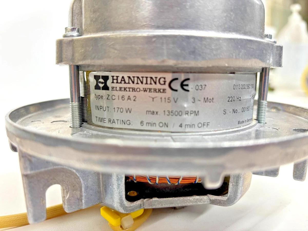 Used Hanning ZC16A2 Centrifuge Motor 13500 RPM for Eppendorf