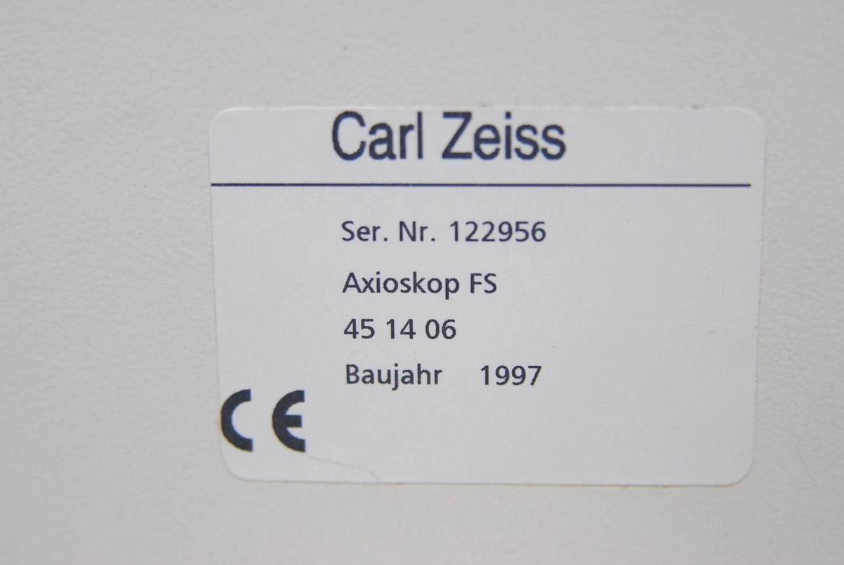 Used Zeiss Axioskop FS Body - Filter Slider Included