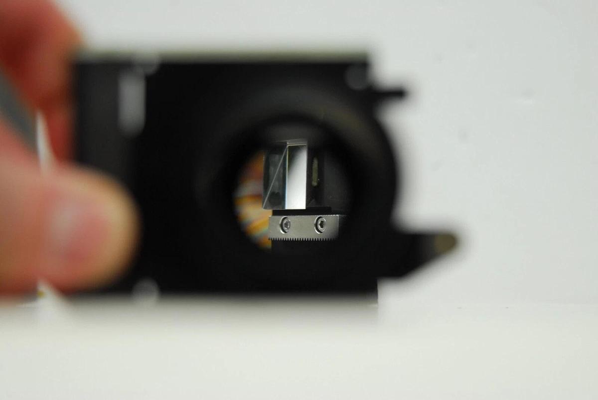 Used Olympus Vanox AHBS3 Mounted Mirrors Prisms Optics Rails - Lot of 4