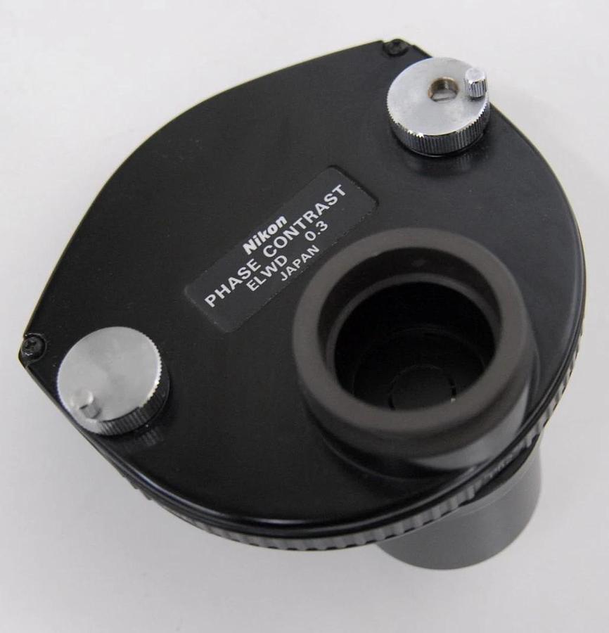 Used Nikon Phase Contrast ELWD 0.3 Turret Condenser W/ PhL/1/2/3 Annulus - Diaphot