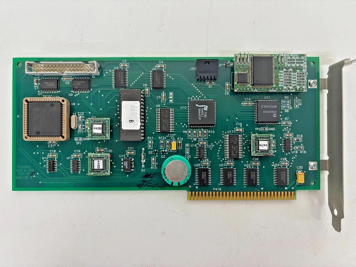 Used PACKARD 7101187 ISA Board 1310051 REV B
