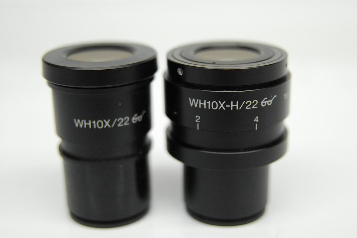 Used Olympus WH10X-H/22 WH10X/22 T2 Eyepiece Set (30mm)