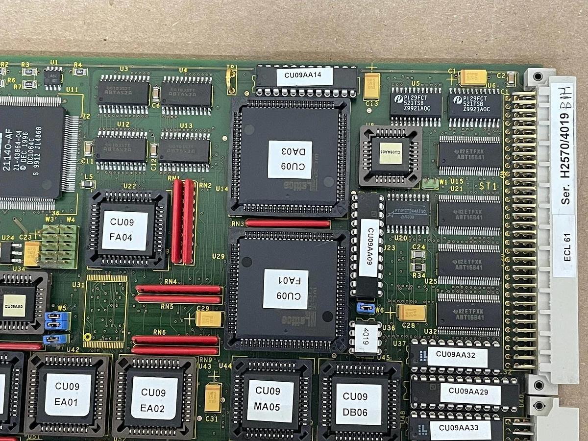 Used Bruker ECL61 CU09 H3P2160E ELC61 AQX CCU Board