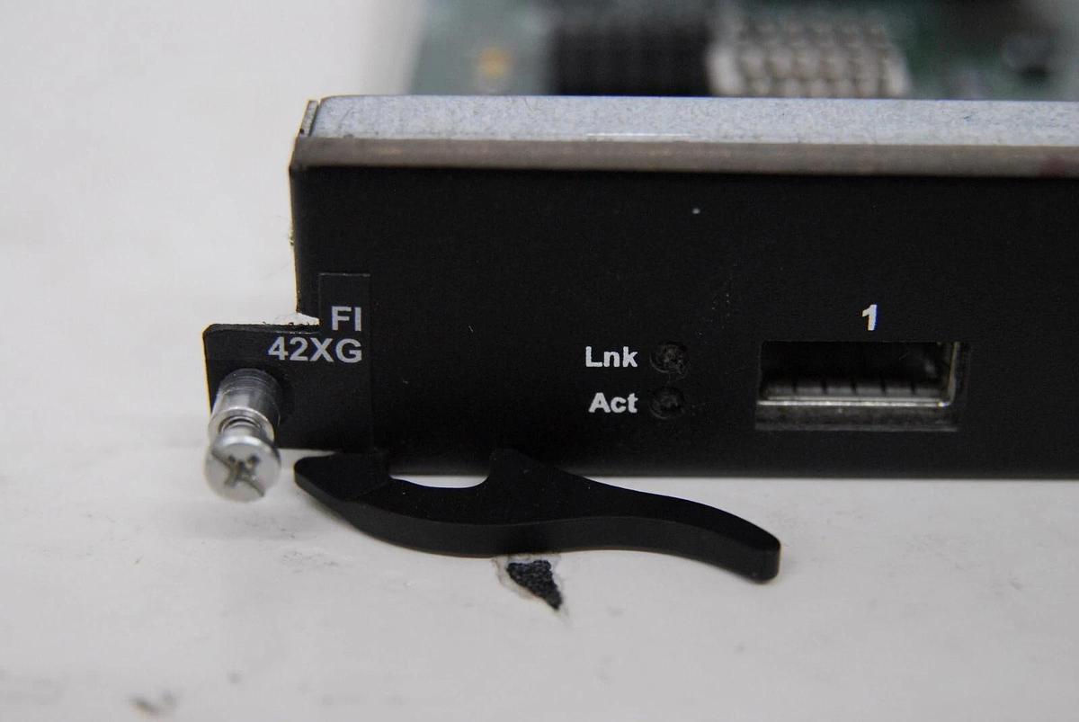 Used Foundry Networks SX-FI42XG FastIron SuperX 2-port XFP 10-Gigabit Ethernet module