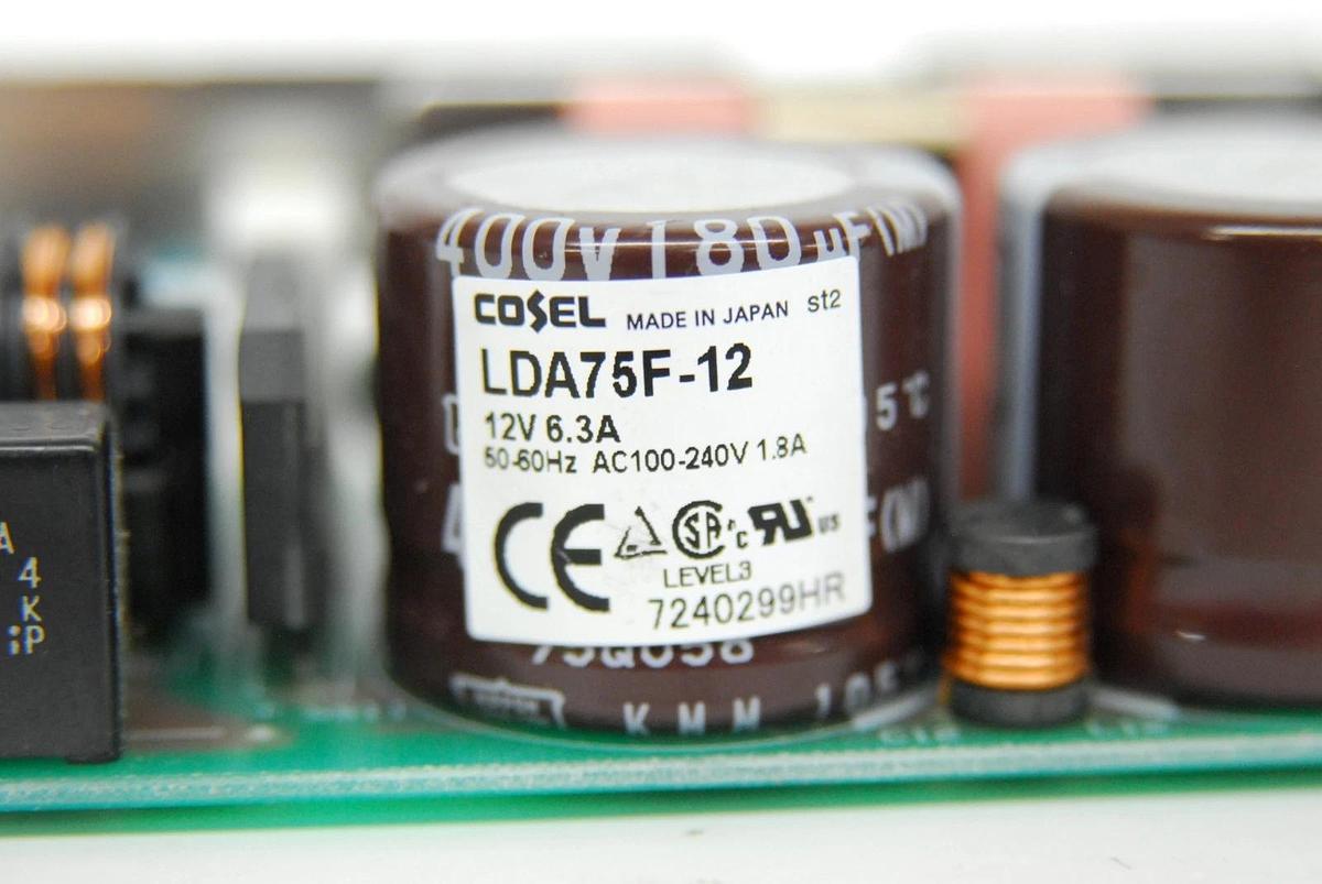 Used Cosel LDA75-F12 12V 6.3A Power Supply