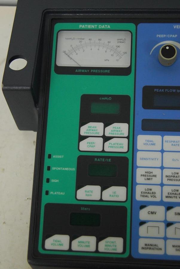 Used Control Panel W/ 18729 Display Board  (Puritan Bennett 7200 Series)