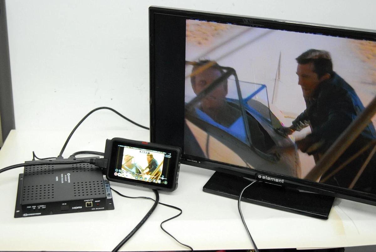 Used Crestron HD-SCALER 6504182 High-Definition Video Scaler W/ Power Adapter