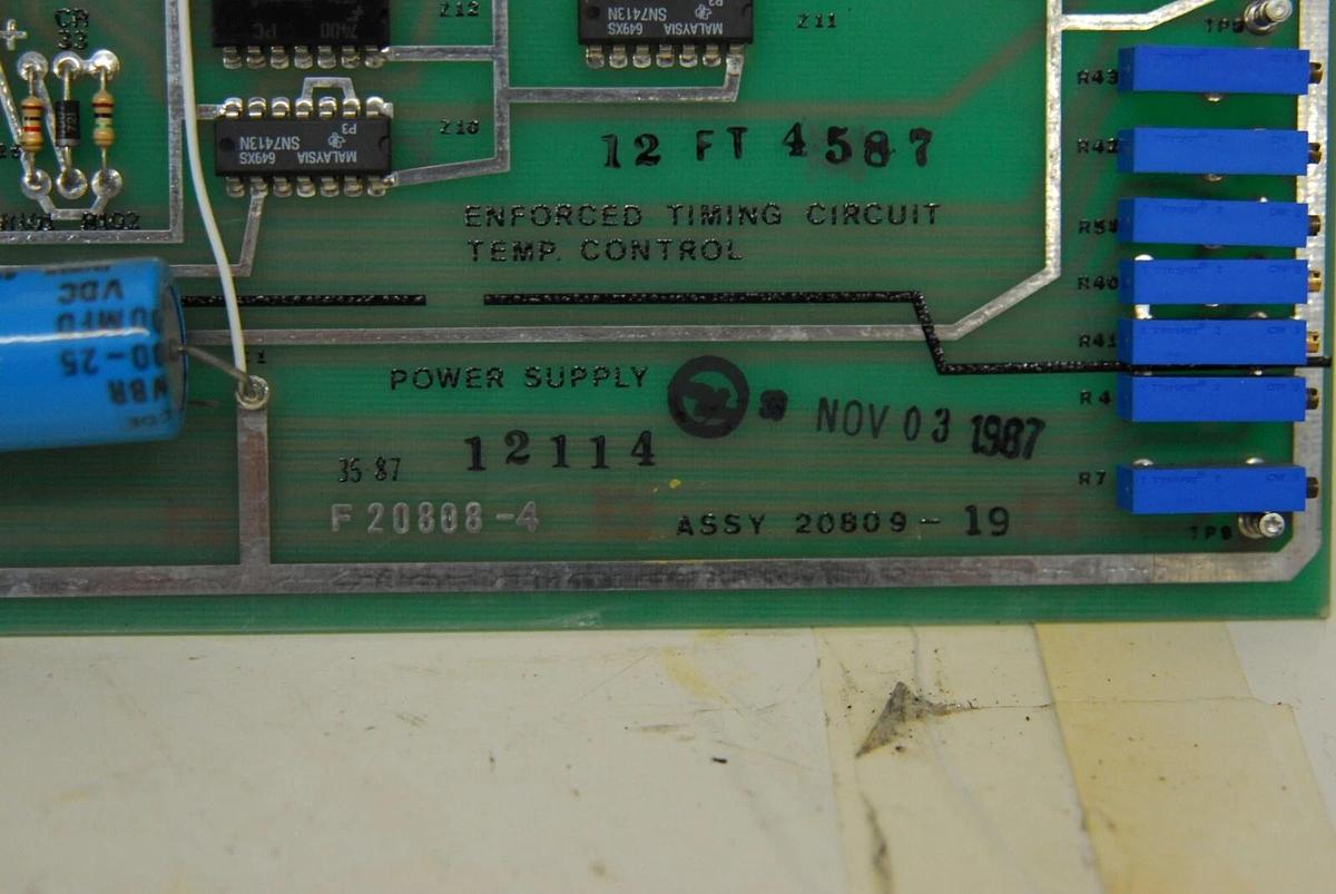 Used Main Board ASSY 20809-19 (Sorvall RC-5B Refrigerated Superspeed Centrifuge)