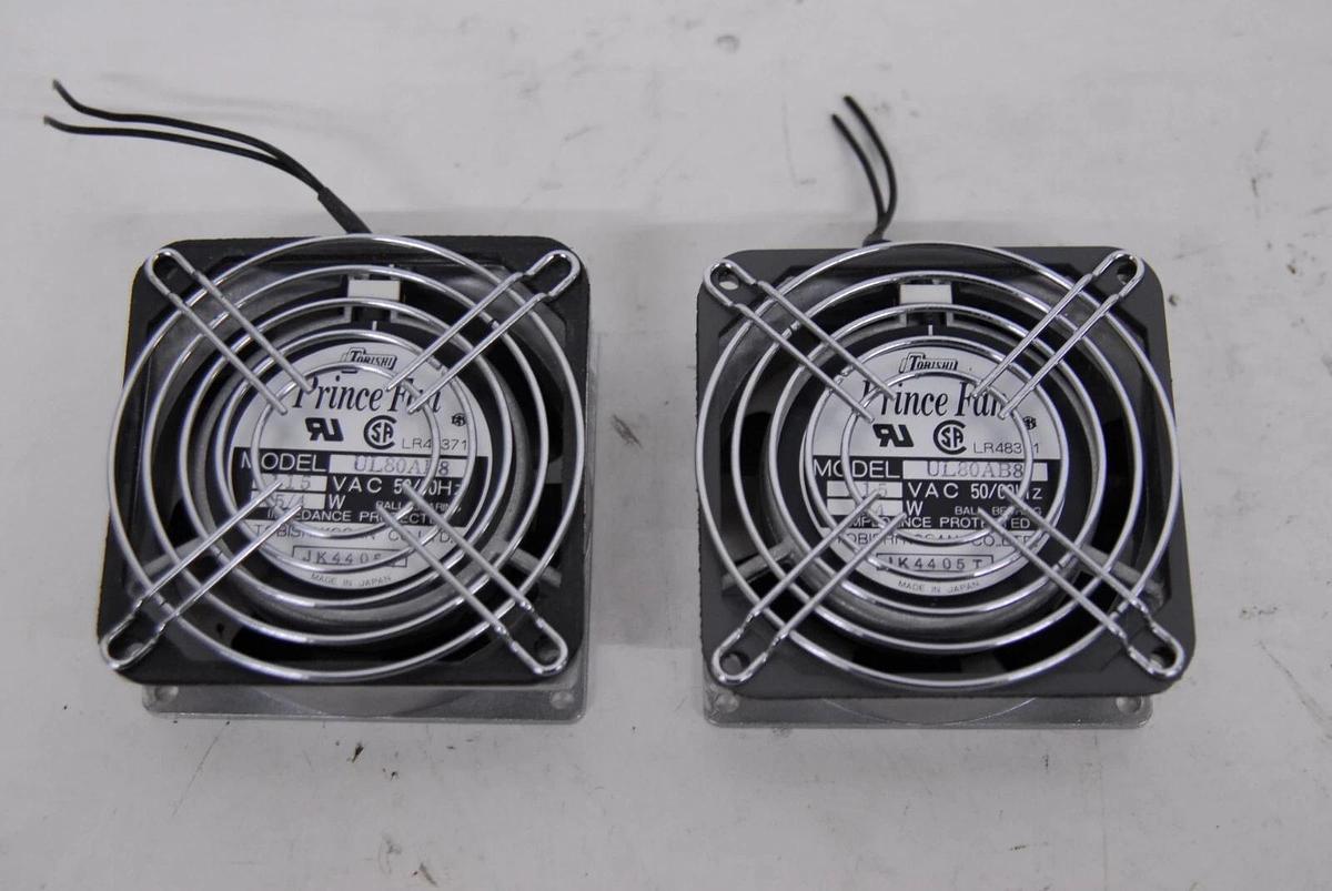 Used Tobishi Prince Fan UL80AB8 (Olympus Vanox AHBS3) - Lot of 2