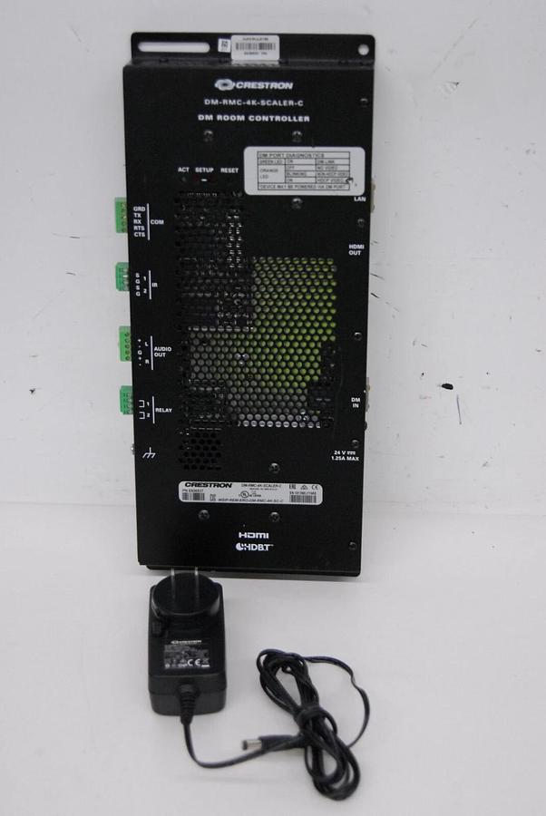Used Crestron DM-RMC-4K-SCALER-C 4K DigitalMedia 8G+ Receiver Room Controller Scaler