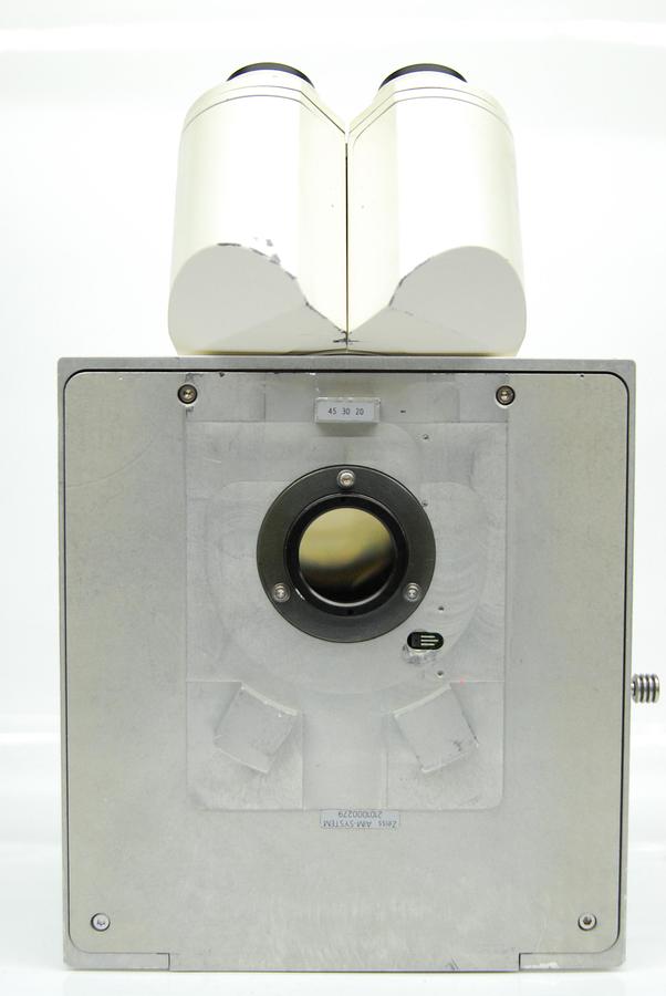 Used Zeiss 453020 Trinocular AIM-SYSTEM Microscope Head (Axiovert 200M/Axioplan 2)