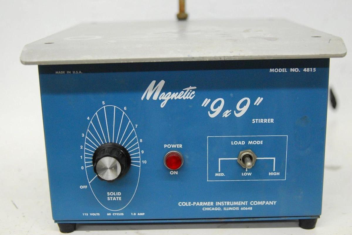 Used Cole-Parmer 4815 9"x9" Magnetic Stirrer