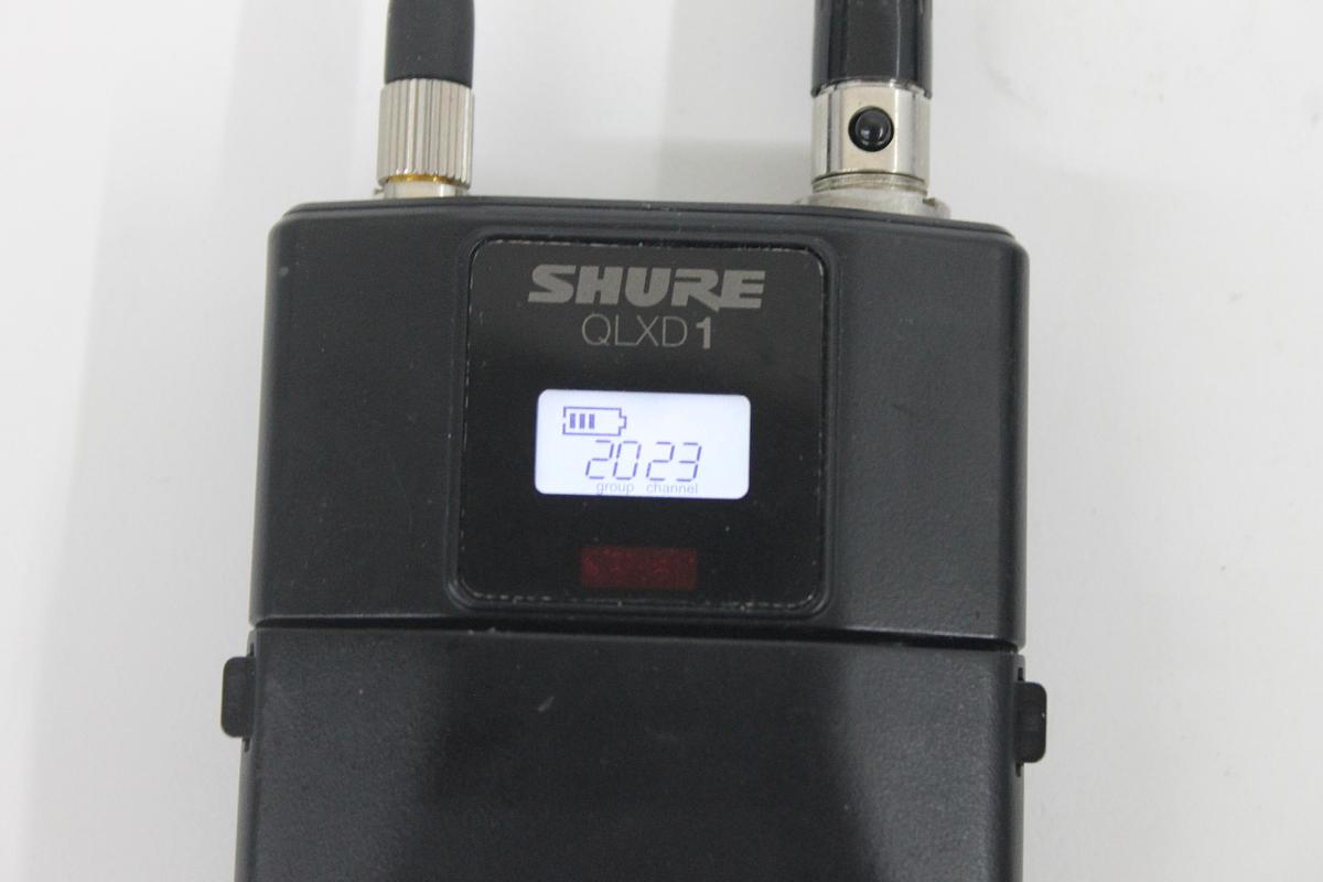 Used Shure QLXD4 Receiver W/ Shure QLXD1 Transmitter Bodypack