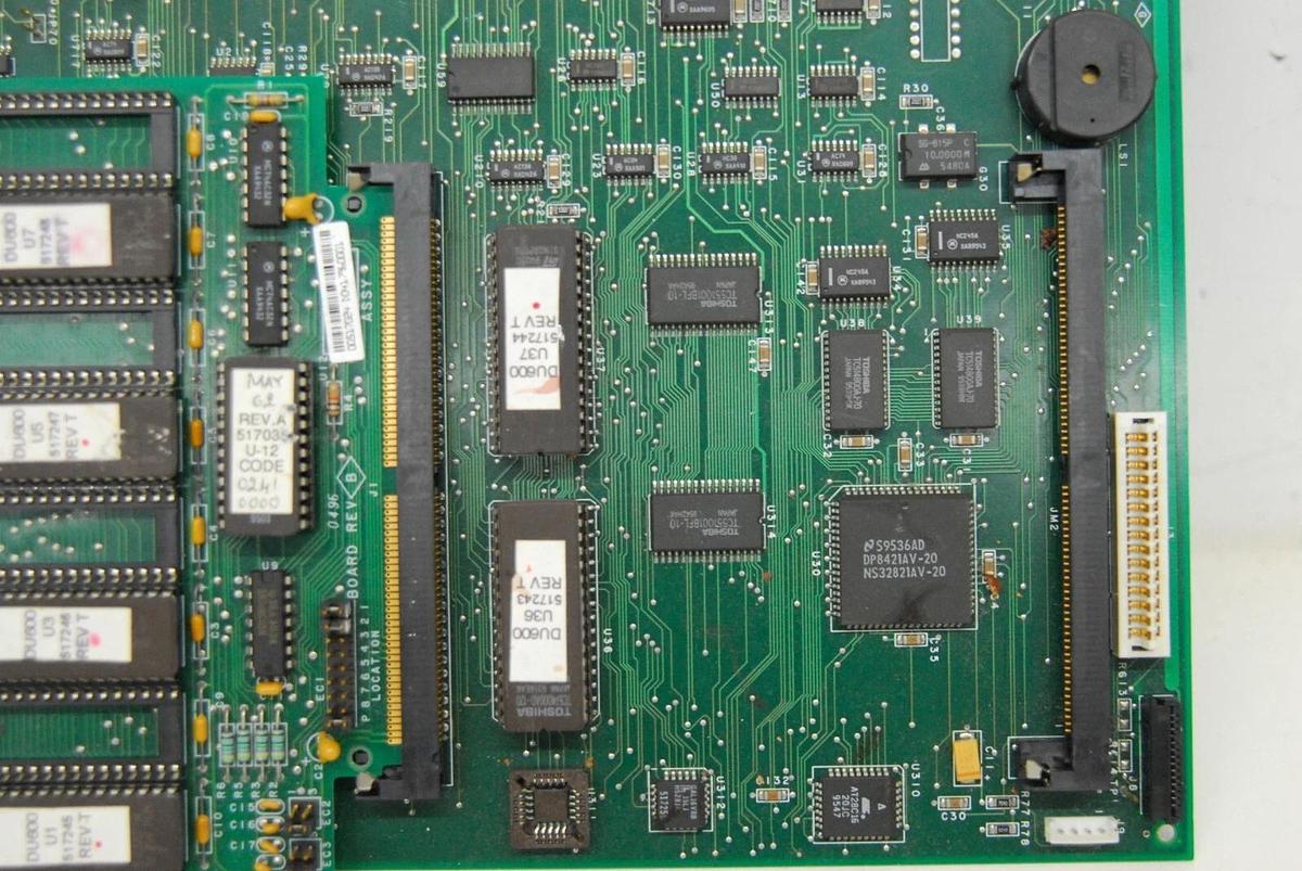 Used Beckman DU640i -Control Board 00517204 W/ Prom Card 00517024