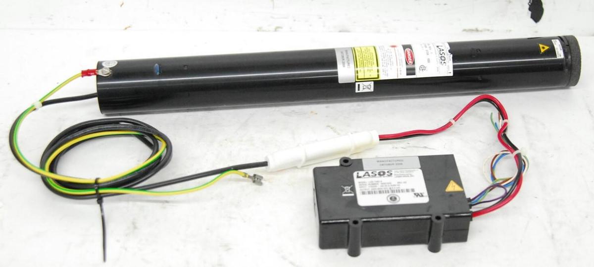 Used Lasos LGK 7628-1 633nm He-Ne Laser Module W/ LGN 7460 A Power Supply (LSM 510)