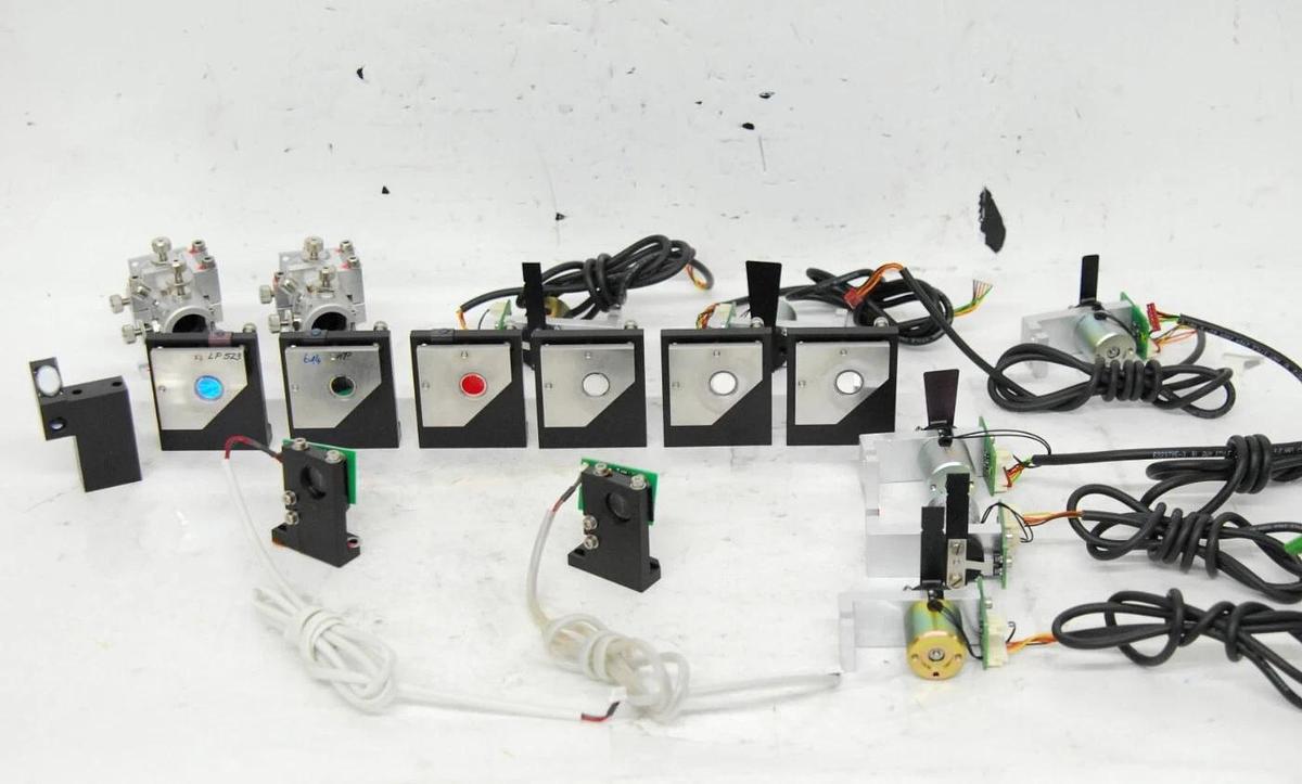Used Zeiss LSM510 Laser Module - Fiber Coupler, Filters, Shutters, Optics, Mirrors