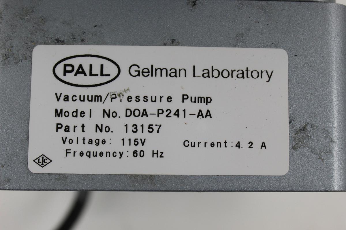Used Pall Gelman DOA-P241-AA Laboratory Vacuum Pressure Pump
