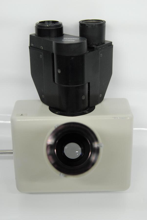 Used Nikon T Trinocular Microscope Head (Labophot, Optiphot)